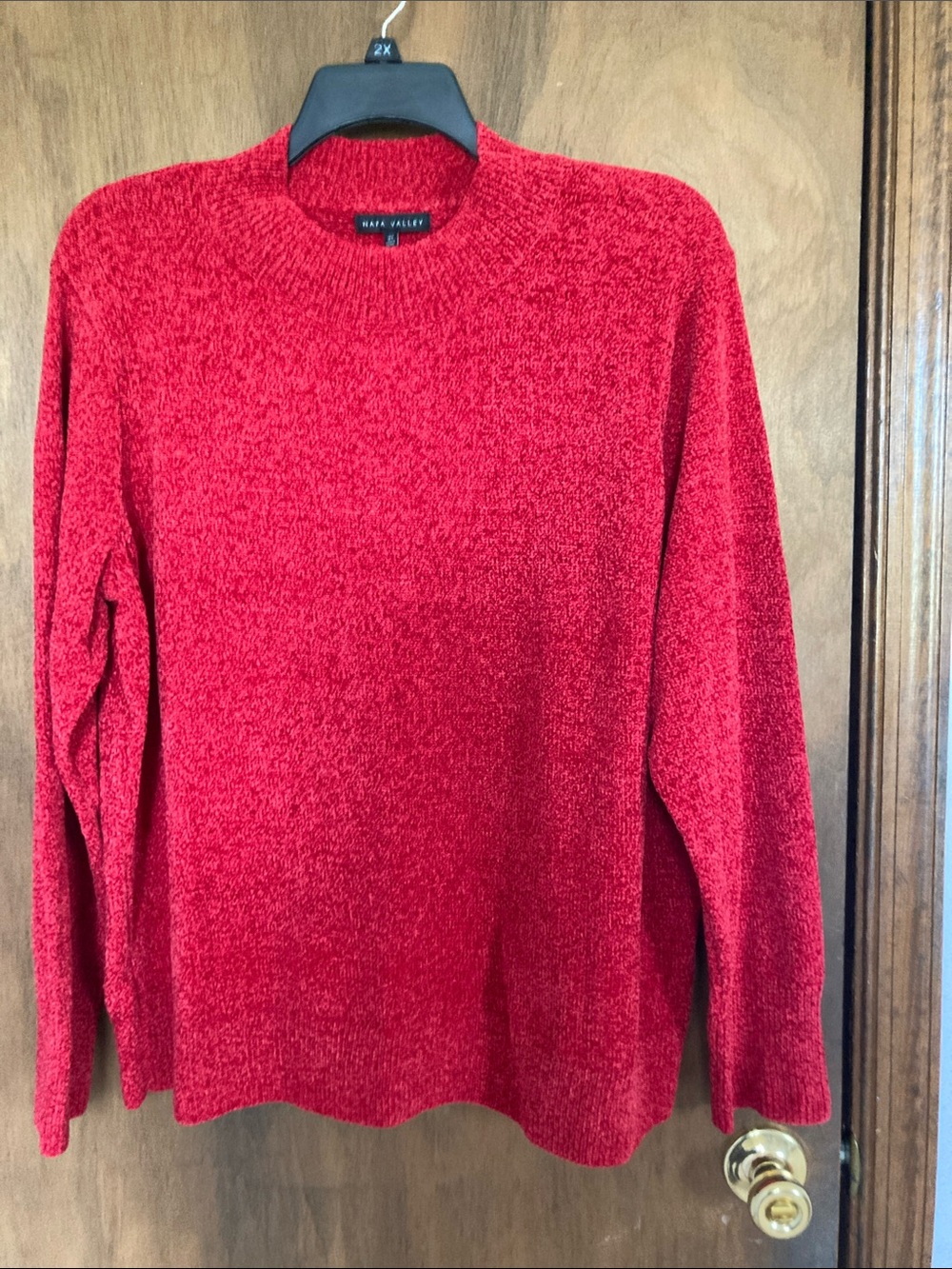 Napa valley Tuscan red sweater size 2X